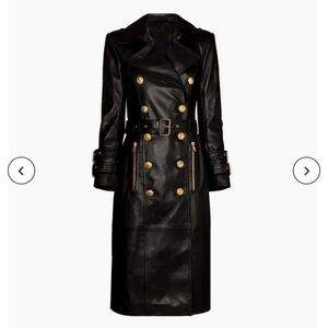 Black Luxurious Trench